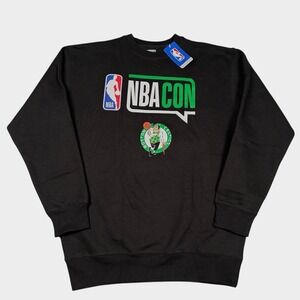 Boston Celtics Sweatshirt Mens Medium NBA Con Crewneck Pullover Cotton Blend NWT